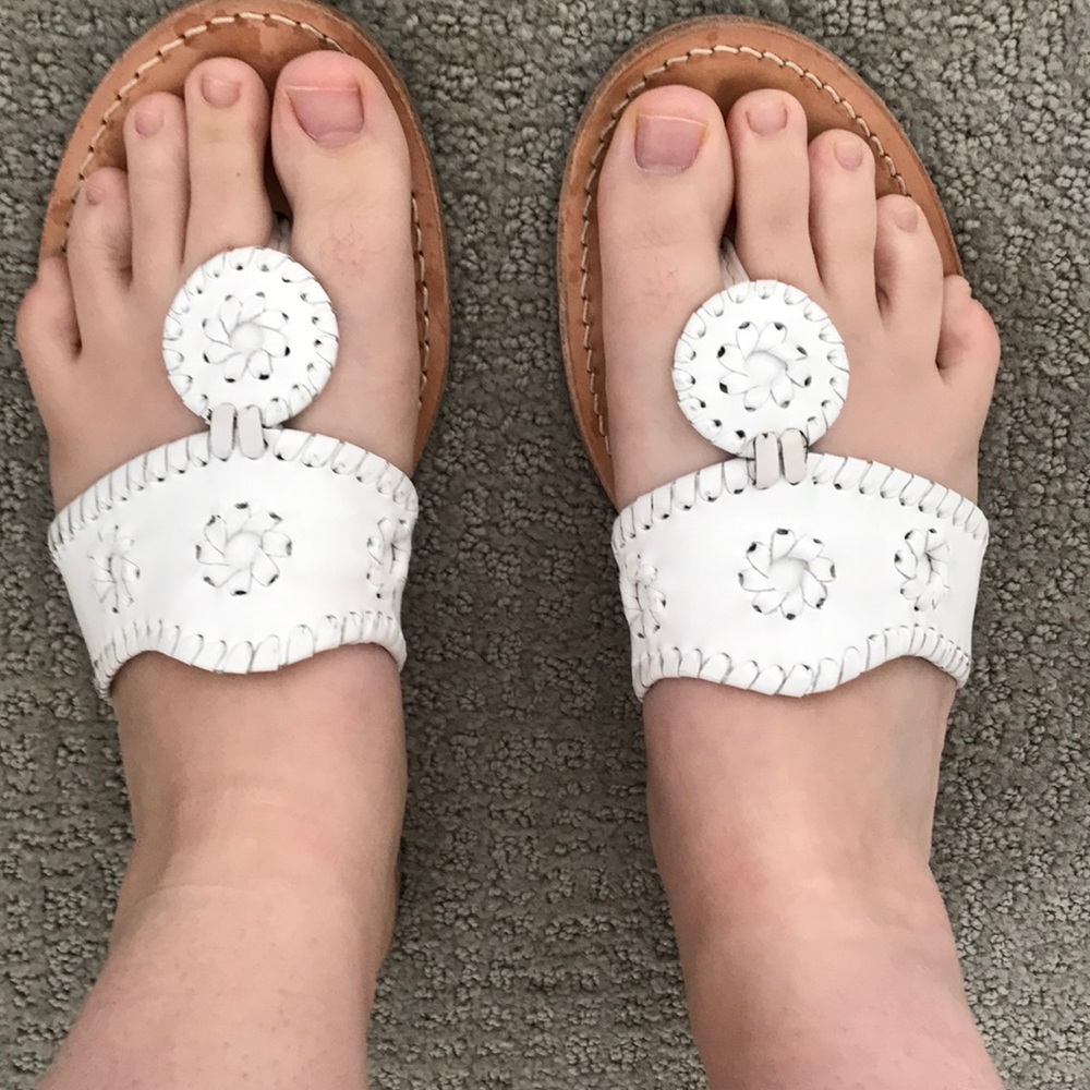 White Jack Roger Sandals